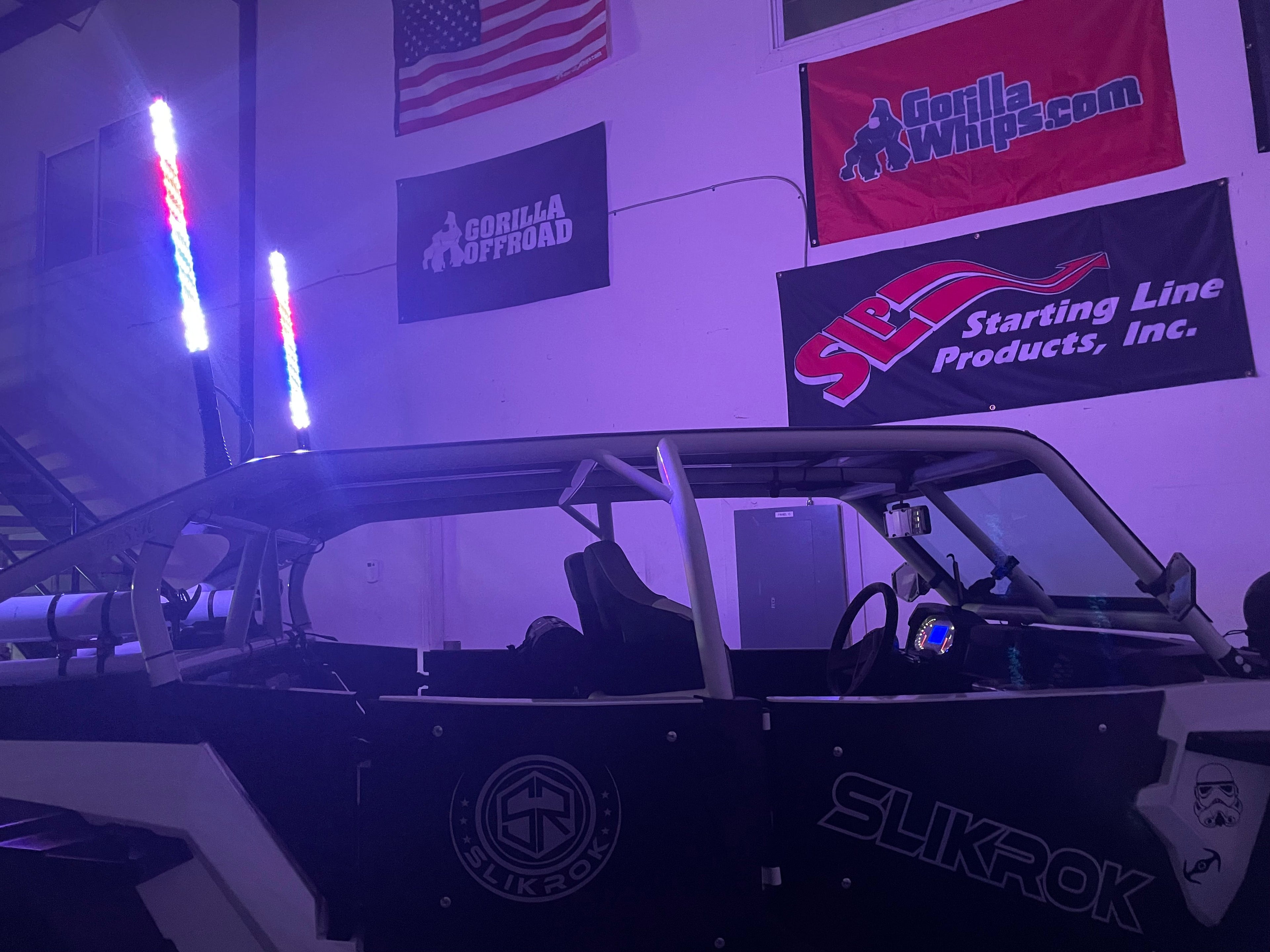 4' LED Whip Elite HD II Pair Magnetic Mount