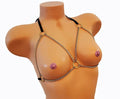 BDSM Chain Lingerie Bra, Unique Fetish Lingerie Harness